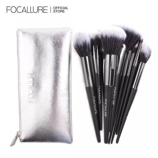 FOCALLURE 6/10 Pcs Soft Fluffy Makeup Brushes Set for Cosmetics Foundation Blush Powder Eyeshadow Blending Brush Beauty Tools